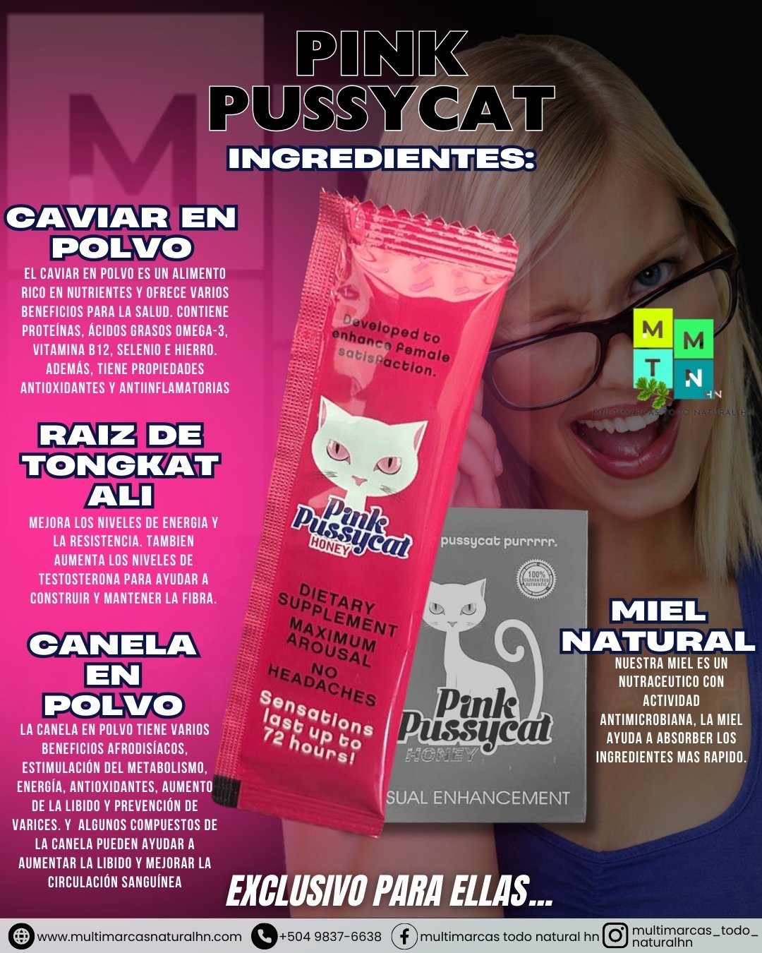 PINK PUSSYCAT - CAJ. 12 uds. - 20g c/u - Imagen 3